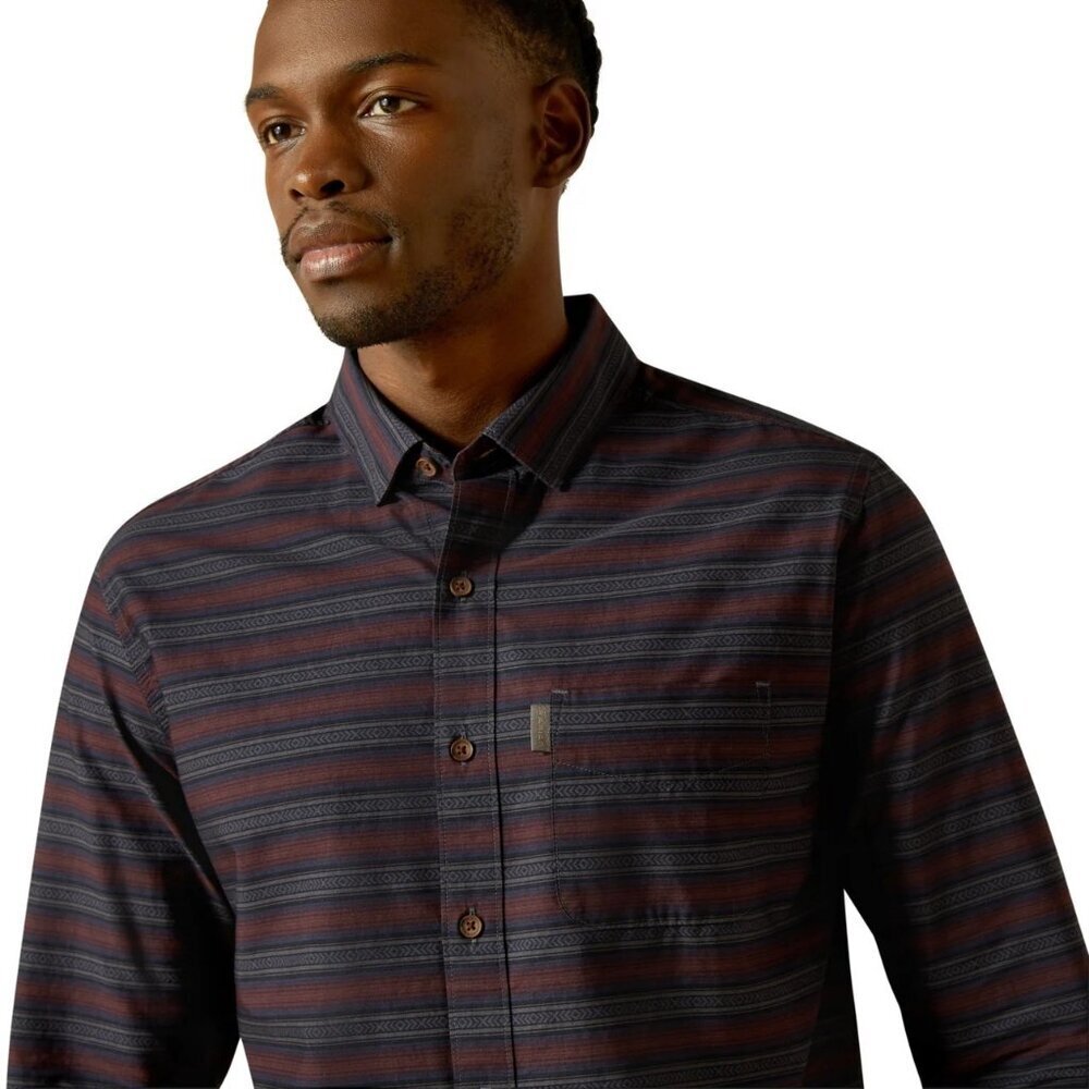 Ariat Men's XXL Long Sleeve Manny Modern Slim Fit Button Shirt 10062218